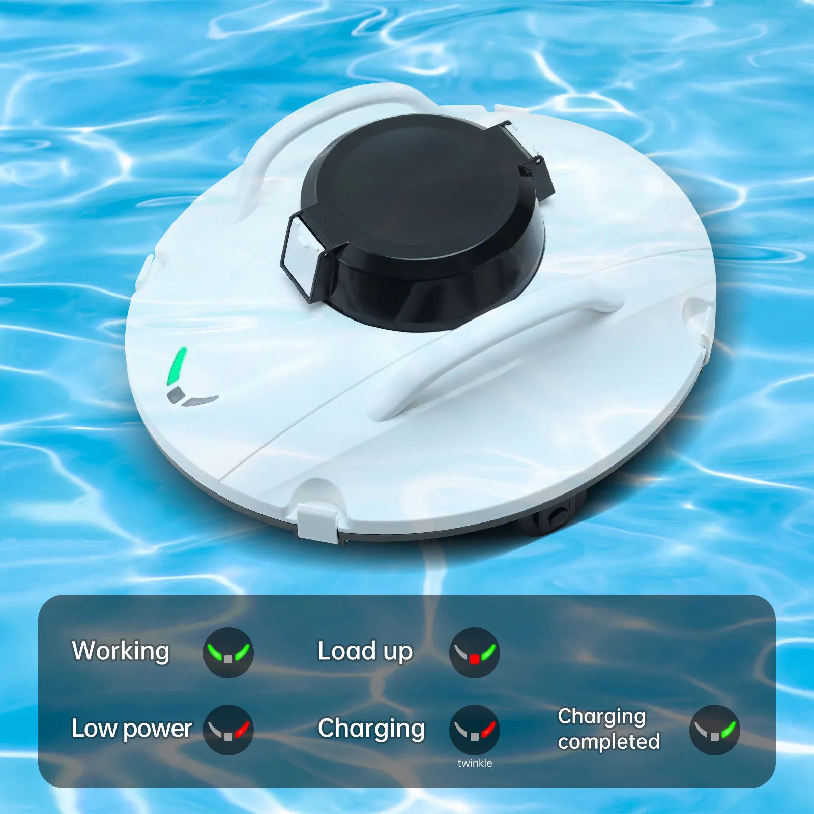 Bn Swimming Pool Cordless Robotic Vacuum Cleaning Automatic Cordless Robot Cleaner Underwater Dredging Machine Robot