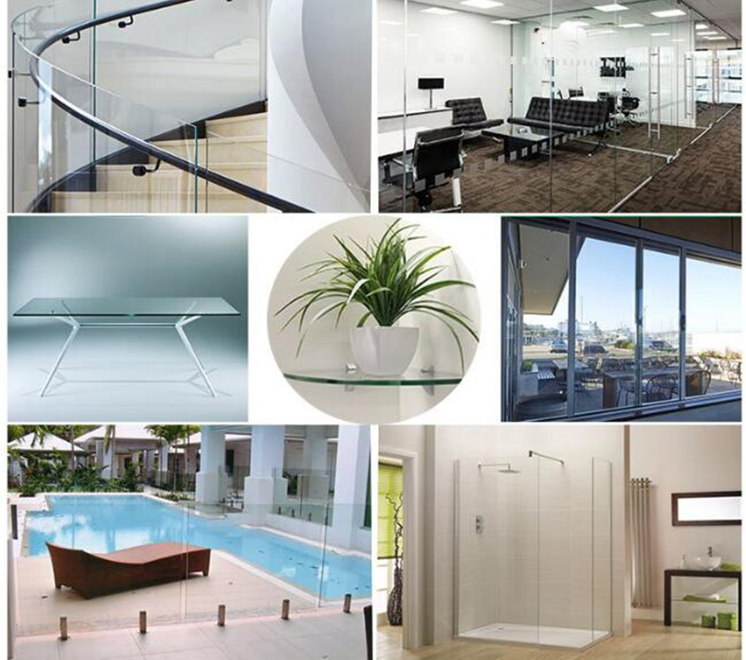 6.38-12.76mm Laminated Glass Safety Tempered Laminated Glass with CE&CCC&ISO&SGS Certificate