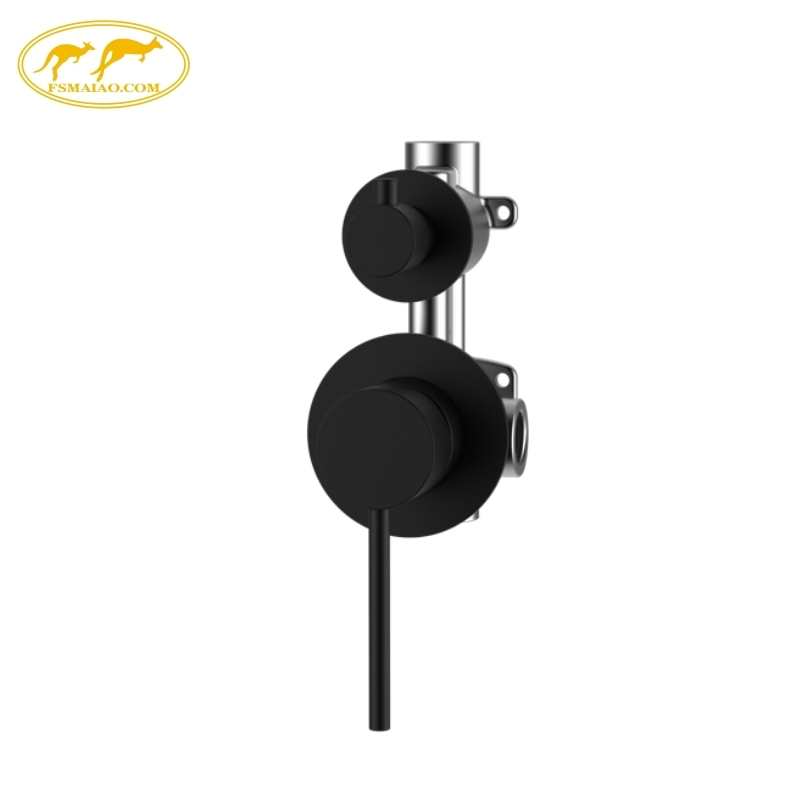 Bathroom 304 Stainless Steel Body High-Pressure Resistant Shower Mixer with Diverter