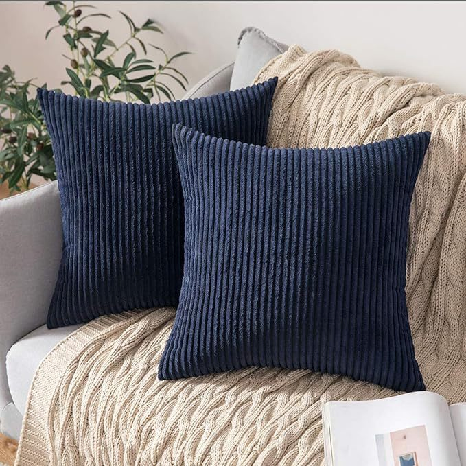 Nordic Corduroy Living Room Sofa Simple Modern Solid Color Cover Bedside Cushion Pillow