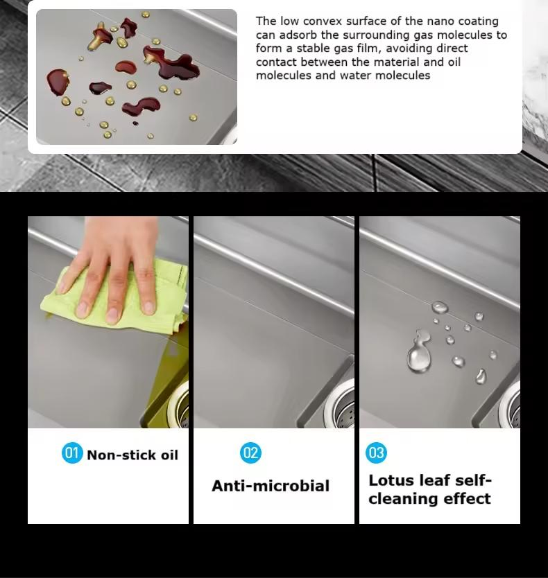 Quartz High Quality Black Granite Composite Kitchen Sink Quartz Sink From China