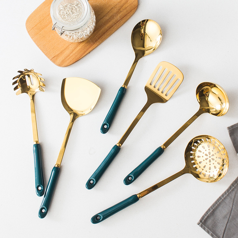 Kitchen Accessories Set High Quality 7 PCS Stainless Steel Utensil Tools Flatware