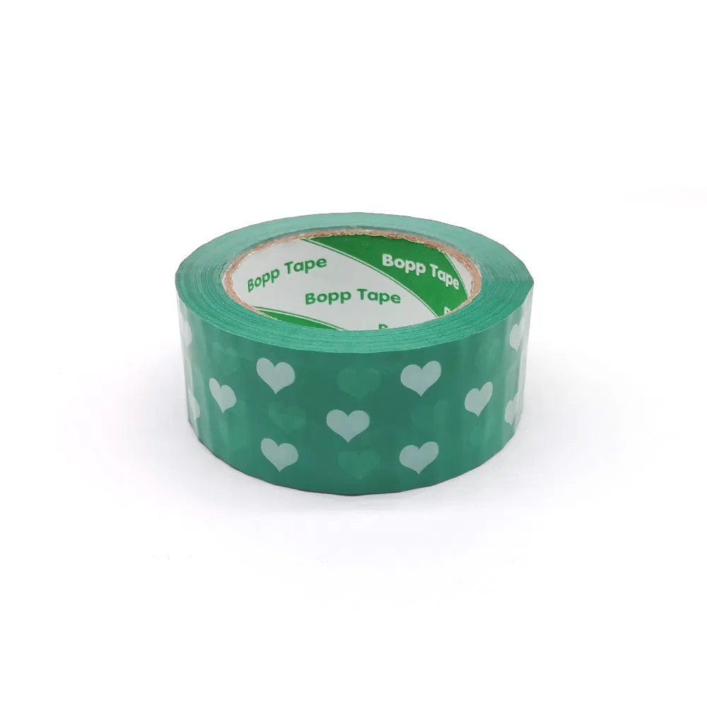 Customized Logo Acrylic Super Clear No Noise Silent BOPP Packing Tape with BSCI Certificate