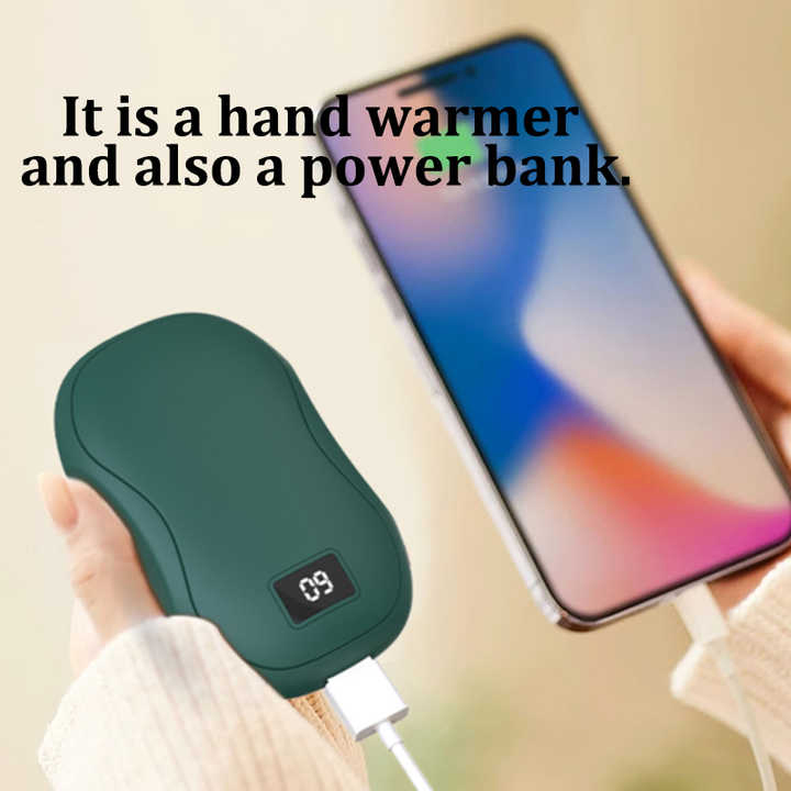 Портативный грелка для рук с Power Bank и логотипом