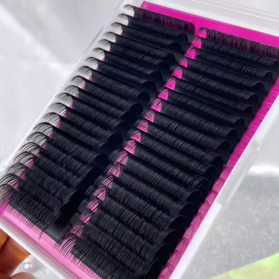Individual Professional Lash Trays Vendor Matte Black Cashmere Lash Extensions Wholesale Premium Eyelash Extensions