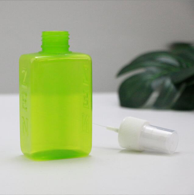 Portable 120ml Square Shape Personal Care Perfume Spray Bottle for Travel