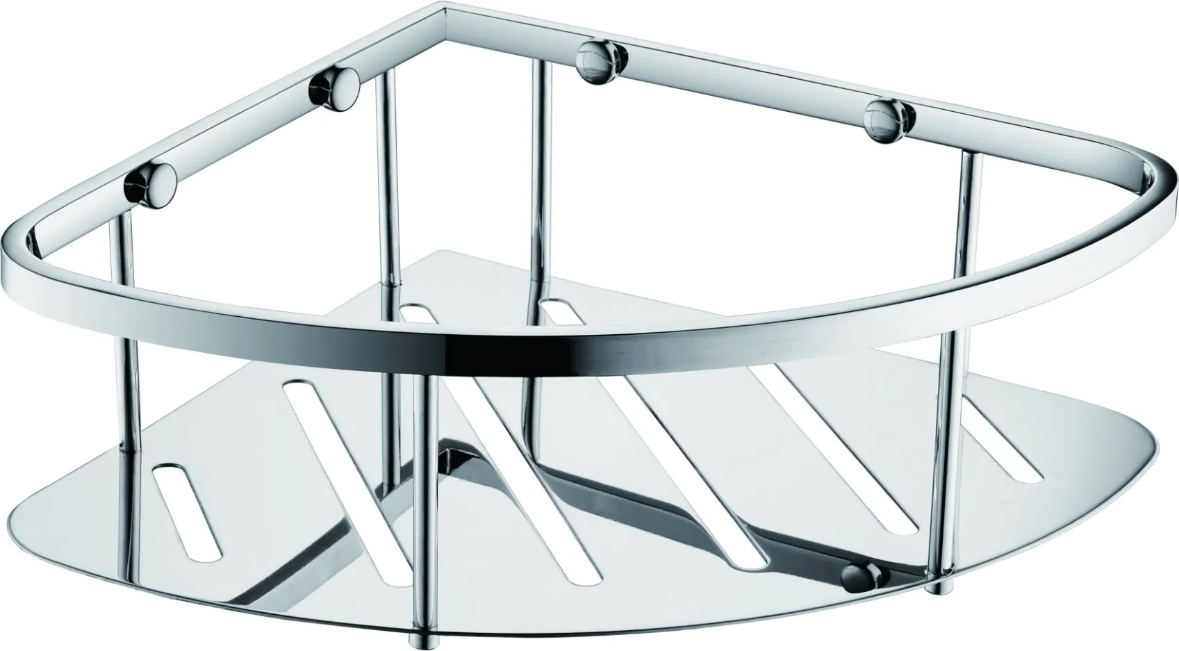 Угловая полка для ванной из нержавеющей стали 304