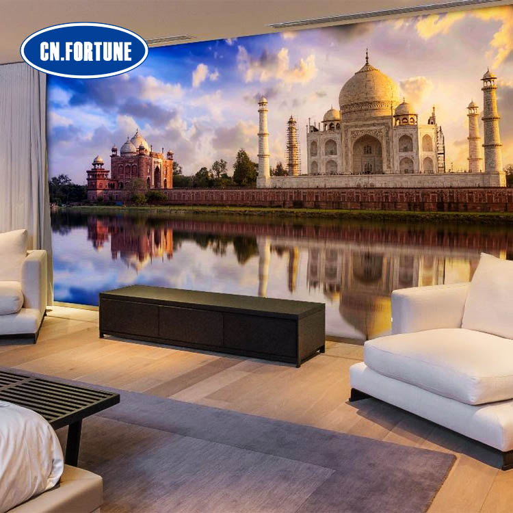 Eco-Solvent Latex UV Printing Silklike Seamless Wall Fabric Roll