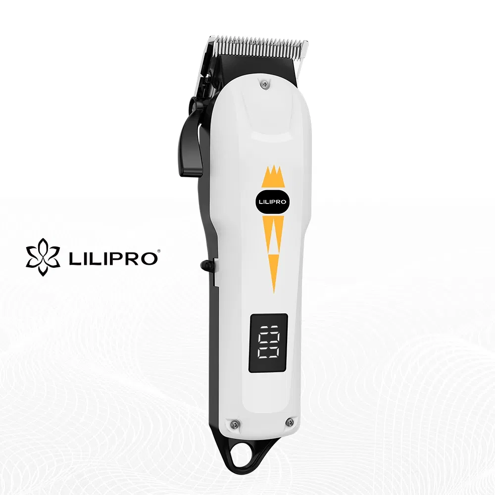 Lilipro L20 Hair Clippers for Men Professional Barber Clippers for Hair Cutting & Grooming Kit Rechargeable Beard Trimmer with LED Display