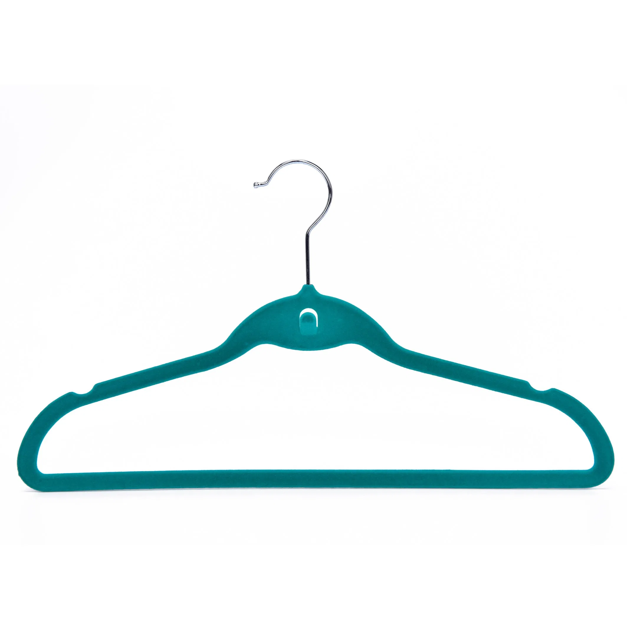 Premium Velvet Heavy Duty-50 Pack - Non Slip Ivory Suit Clothes Hanger - Hook Swivel 360 - Ultra Thin Hangers