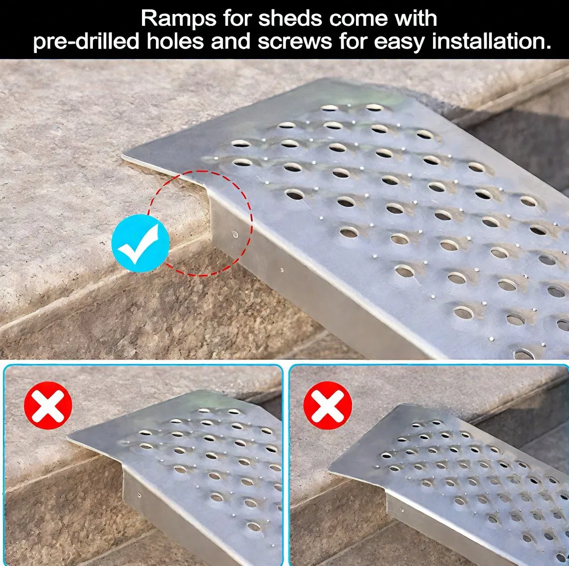 Aluminum Heavy Duty Ramp for Rubber Track Machines