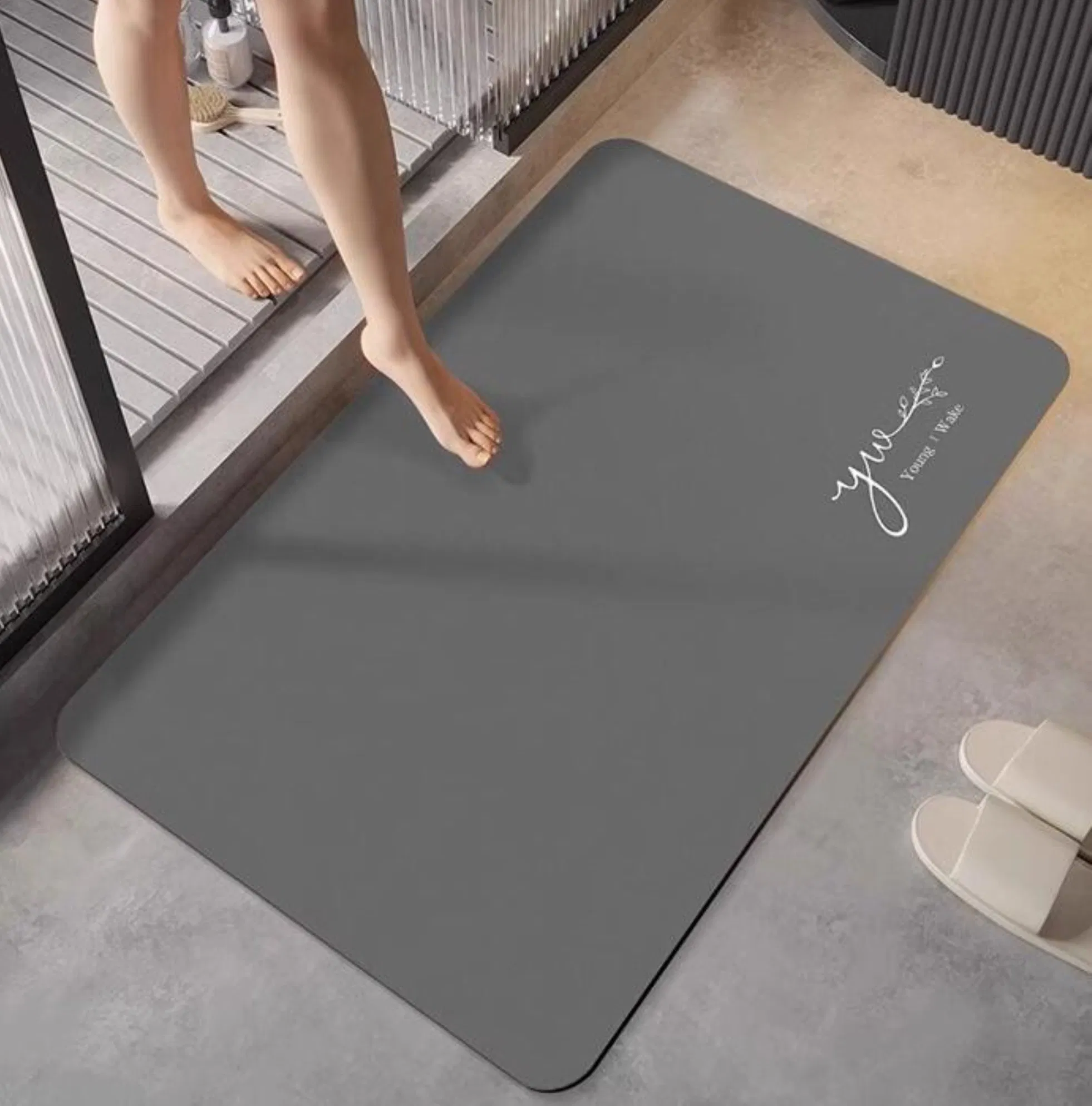 Non-Slip Modern Easy Clean Diatom Mud Mat Bath Mat