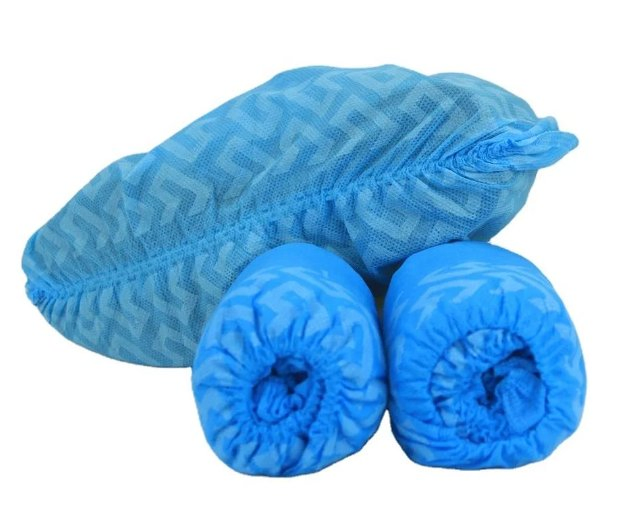 Single Use Non Woven PP/PP+PE/CPE Shoe Cover for Hospital/Lab/Food Industry