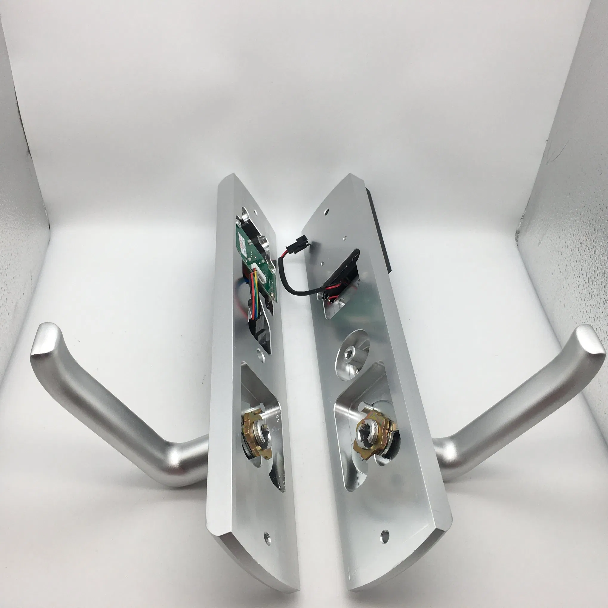 Hotel Door Locking System Zinc Alloy Material Handle and Plate Rossette Smart Door Lock