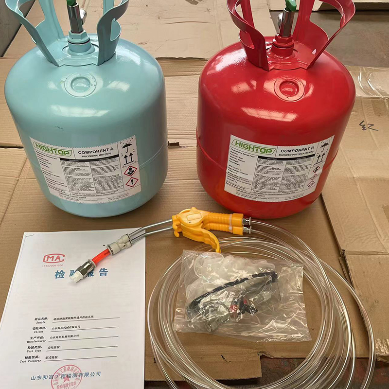 Foaming Ratio More Than 20 Fireproof Spray Foam Polyurethane Insulation Polyurethane Spray Foam Kit