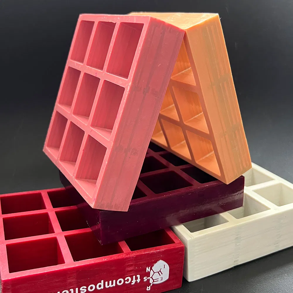 M3825 Heavy Duty FRP Grating High Strength Low Maintenance Corrosion Resistant Fire Resistant Industrial Grade