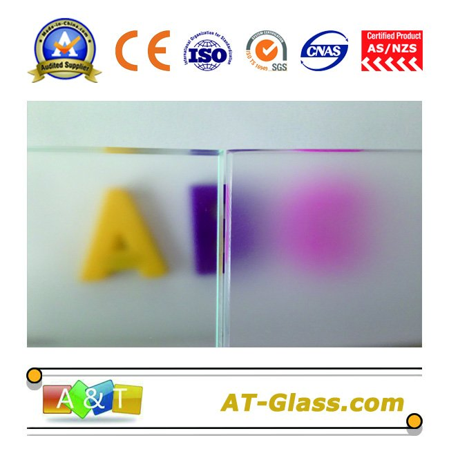 2~19mm Acid Etched Glass/Frosted Glass/Obscure Glass