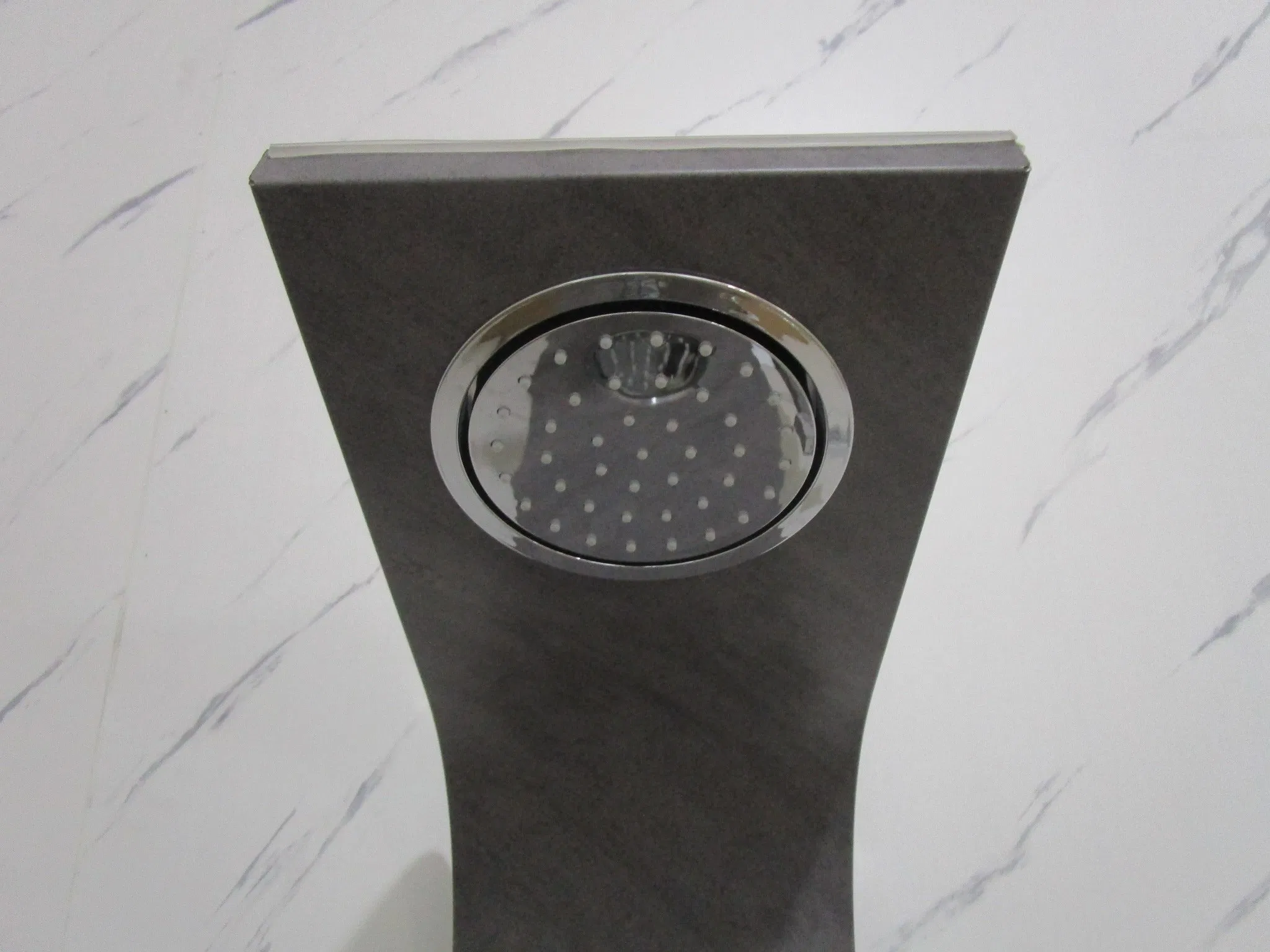 Bathroom Sanitary Ware Wall Mounted Shower Panel with Rainful Shower Head and Hand Shower Multi-Functions 304 Stainless Steel Shower Panel
