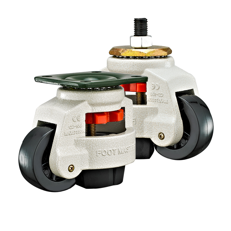 40f60f80f100f120f150f Leveling Caster Wheels Showcase Nylon Caster Adjustable Caster Wheels