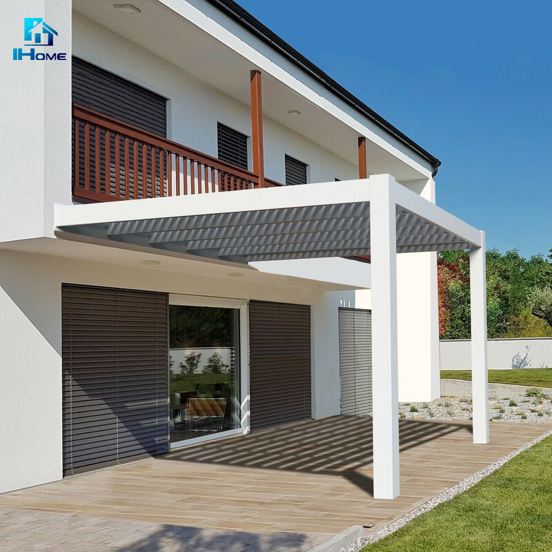 Waterproof Roof System Kits Outdoor Gazebo Garden Aluminium Pergola
