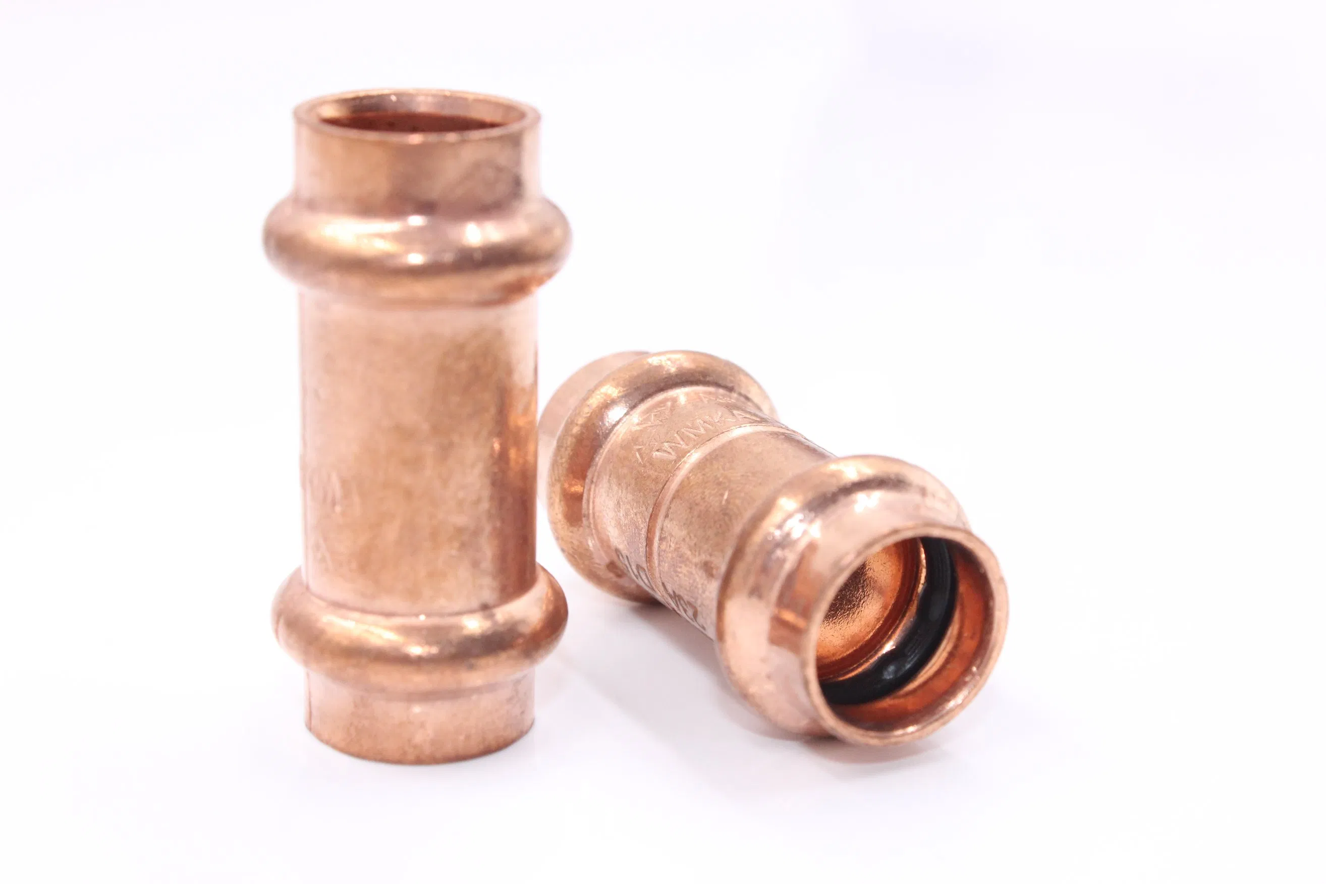 Copper Pressfit Fittings Press-Fit V-Profile Coupler Straight Adapter