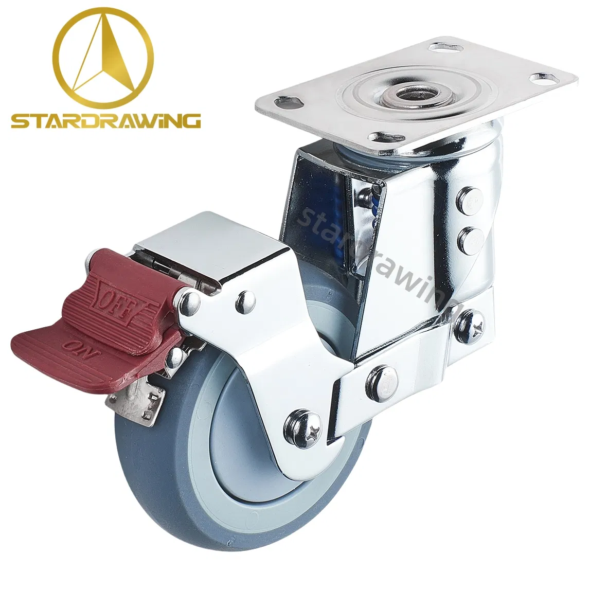 Stardrawing 4inch 100mm Spring Loaded Caster Wheels