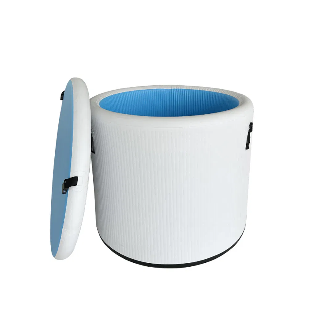 Складная надувная ванна для ледяной воды круглая