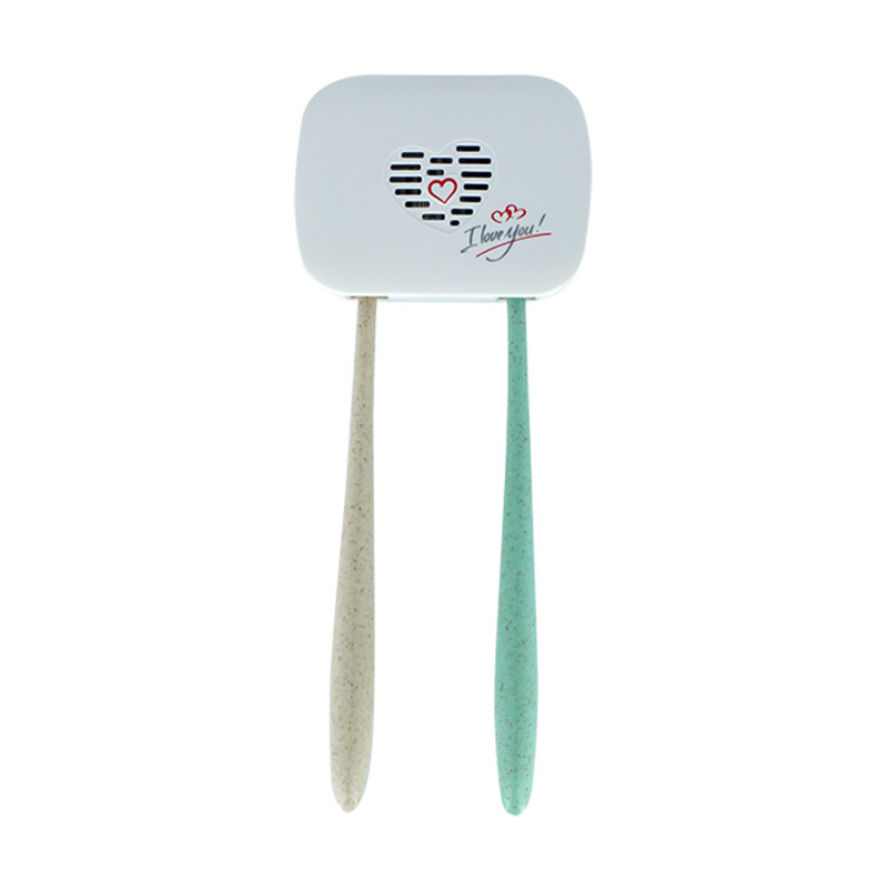 Couple Style Sterilizer UV Toothbrush Holder with Sterilization and Air Dryer Function for Home