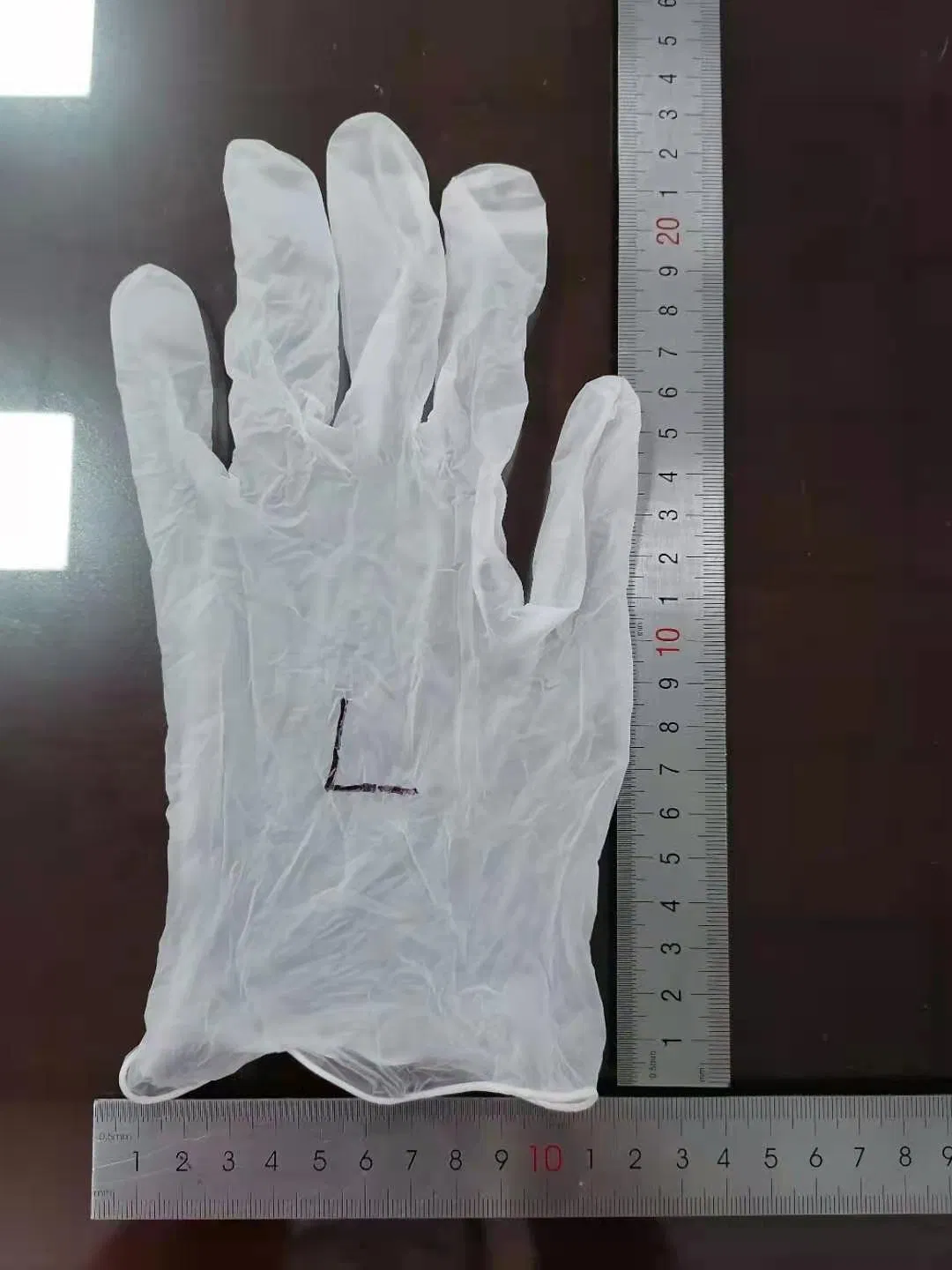 PVC Powder Free Vinyl Disposable Examination Gloves, Non-Medical Food Grade for Safety Work/Household