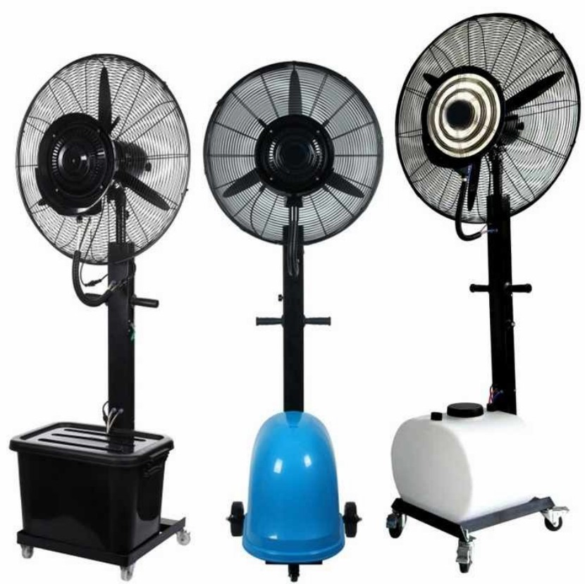Heavy-Duty Water Mist Fan with 3 Blades for Industrial Cooling Needs