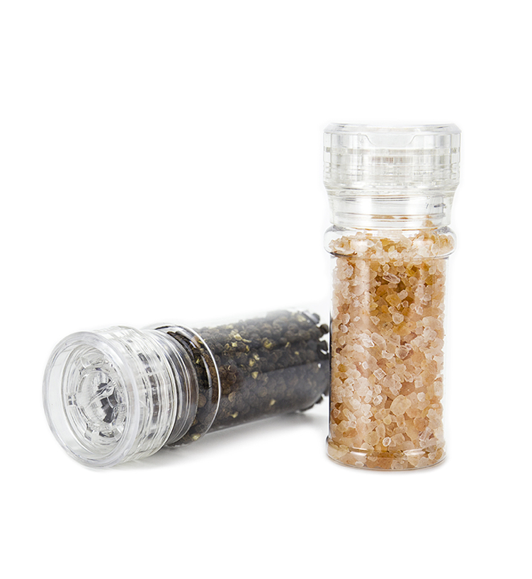 3oz 80ml 100ml Adjustable Plastic Pepper Grinder Pet Jar