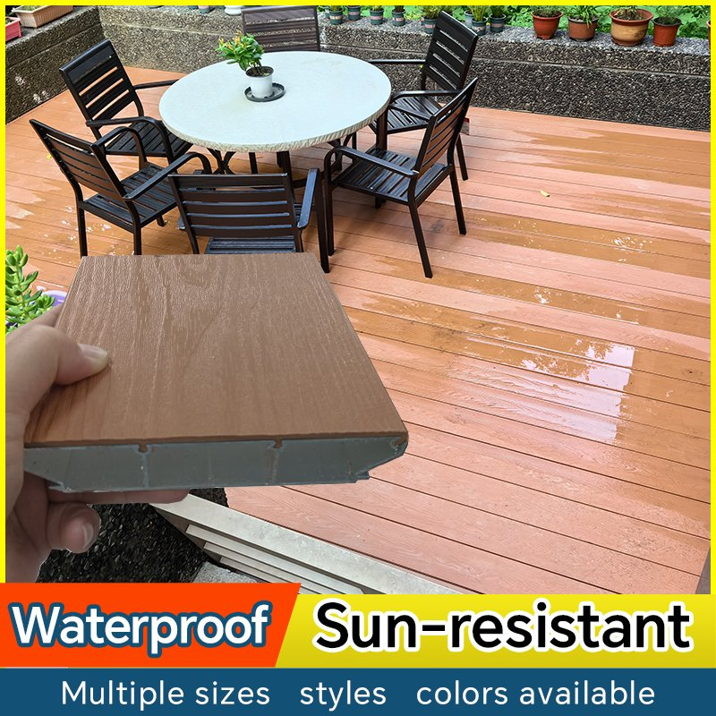 Алюминиевый настил для улицы с текстурой дерева