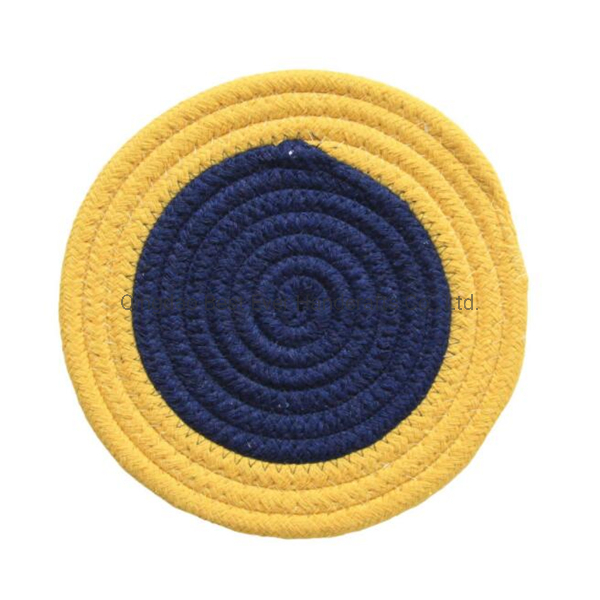 Indoor & Outdoor Round Cotton Placemat, Perfect for Fall, Dinner Parties, Bbqs