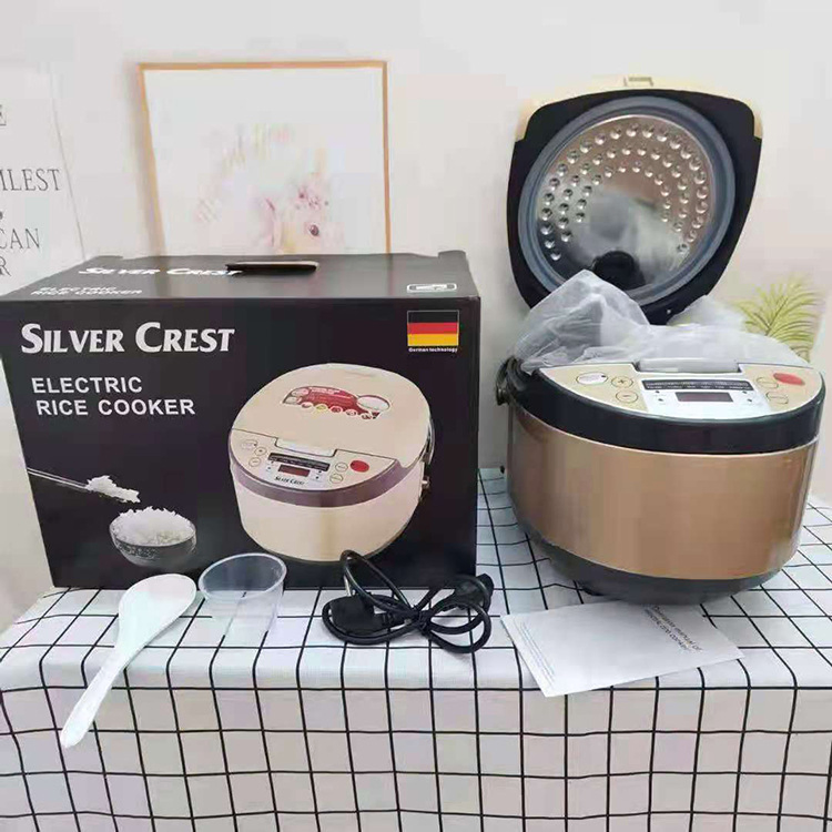 Silver Crest Electric Cooker Zhongshan Guangzhou Electric Rice Cooker 5L Electric Pressure Cooker Electric Multi Cooker Hotsale 5 Liter 5 Litre Electric Cooker