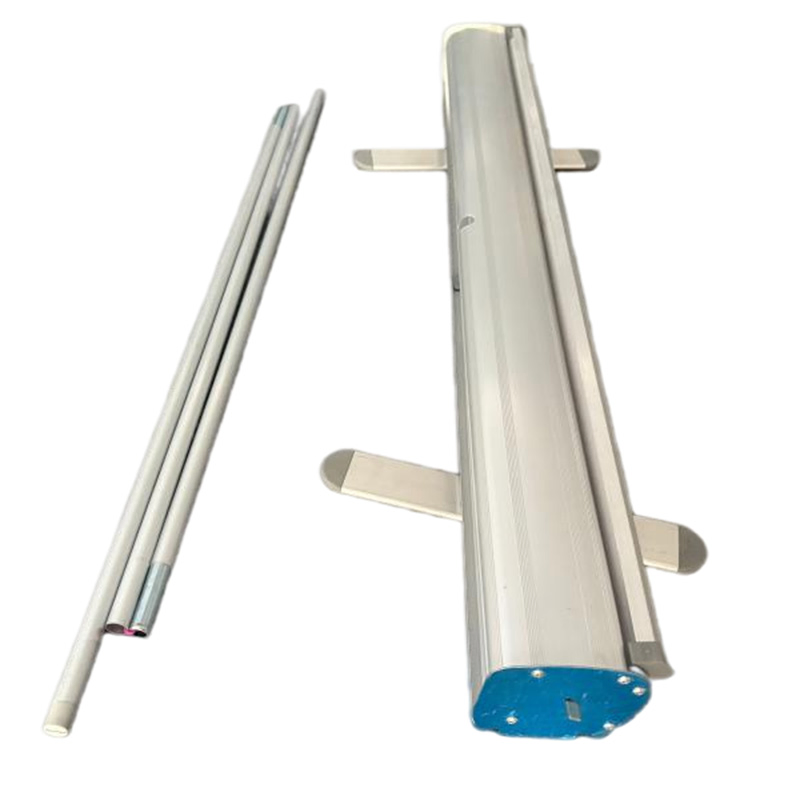 Customized Logo Aluminum Pull up Stand Exhibition Display Scroll Banner