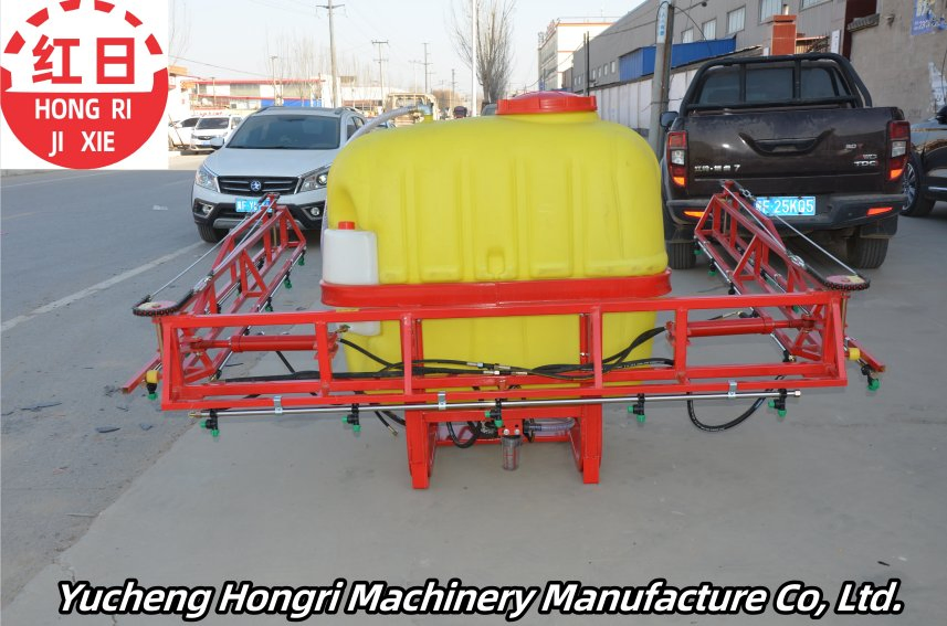 High Quality Agricultural Tractor 3 Point Mounted Farmland Power 500L Tank Boom Sprayer