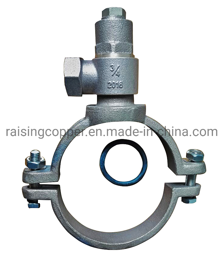 Bronze Self Tapping Ferrule Straps with NPT or Bsp Thread Connection End