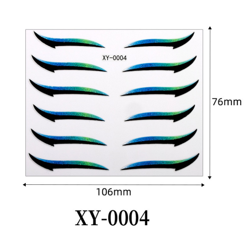 Hot Sale Lazy Eye Shadow Eyelash Patch, 2-in-1 Eye Makeup Sticker