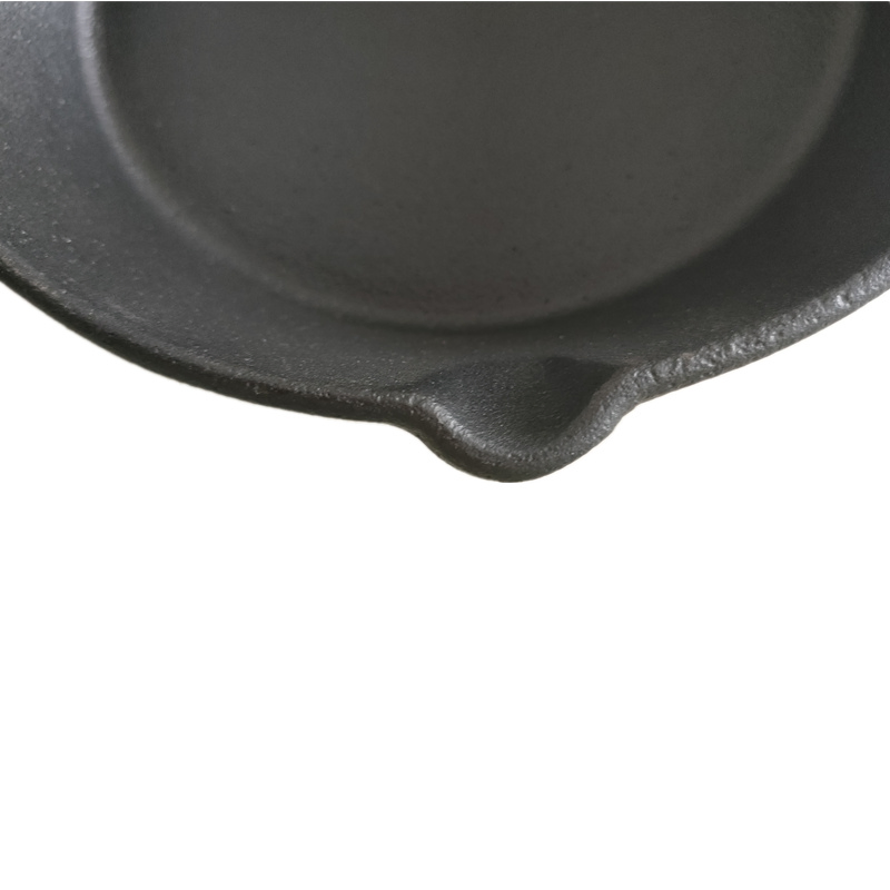 Pre-Seasoned Coating Cast Iron Round Skillet with Handle 12inch