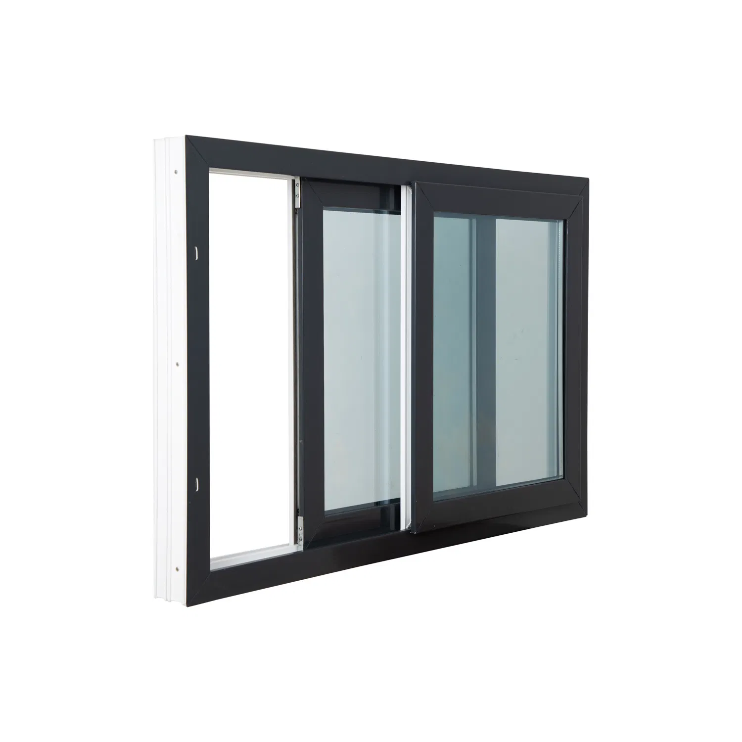 Thermal Break Aluminum Casement Window Designed for Hurricane with Sound Heat Insulated Glass Hurricane Impact Windows