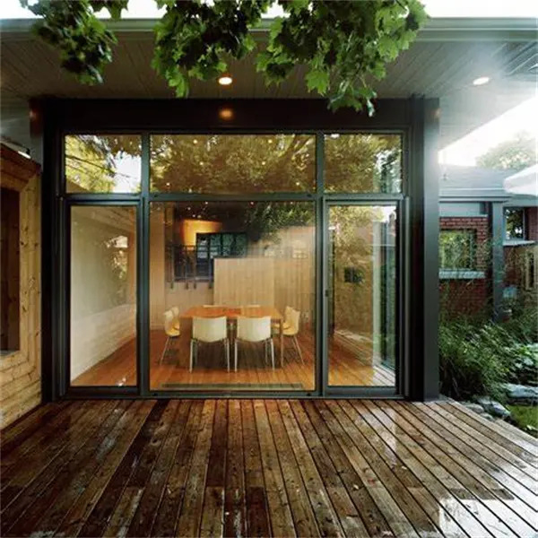 Modern Style High Quality Automatic Sectional Overhead Aluminum Glass Doors for Houses