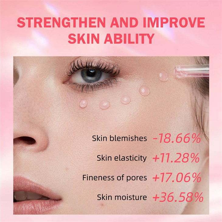 Facial Treatment Skin Care Glow Lightening Niacinamide Hyaluronic Acid Whitening Moisturize 4 in 1 Facial Serum