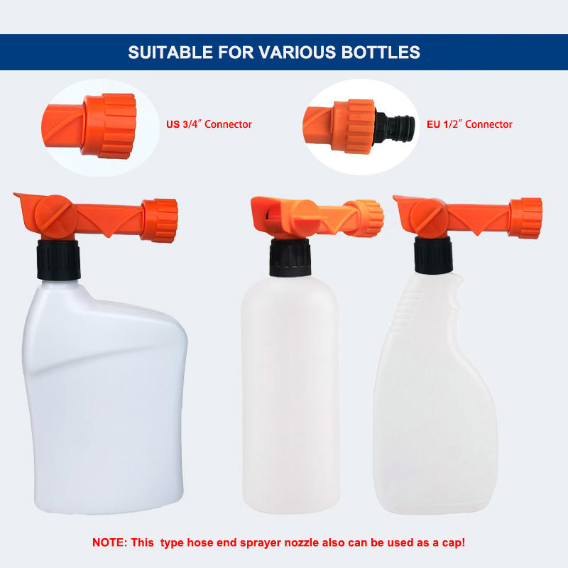 New Design Lightweight Hose End Sprayer Self-Mixing Sprayer for Refillable Bottle