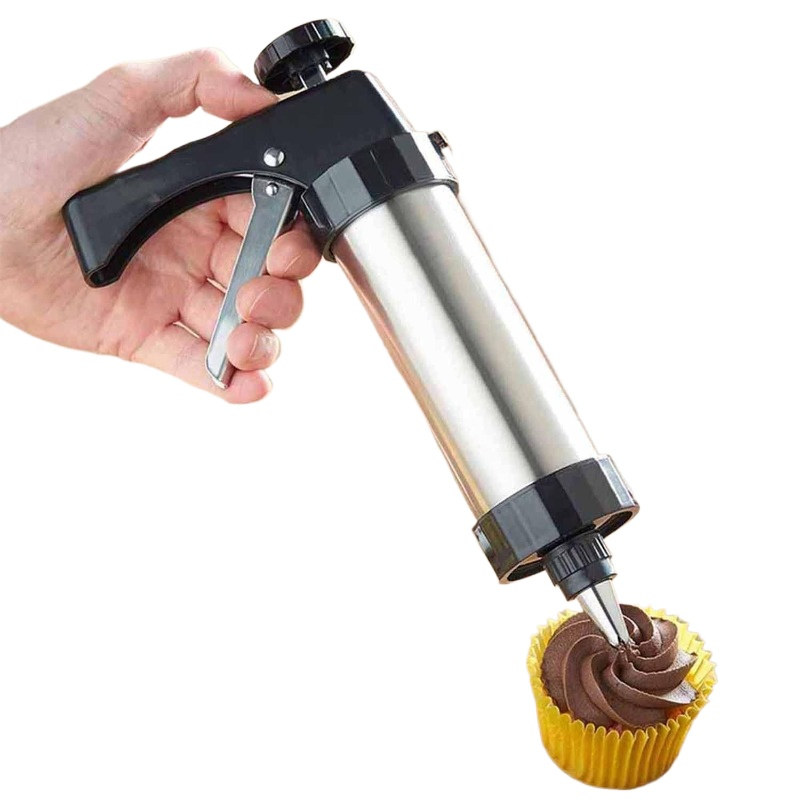 OEM Stainless Steel Cookie Set Decoration Press Gun Kit