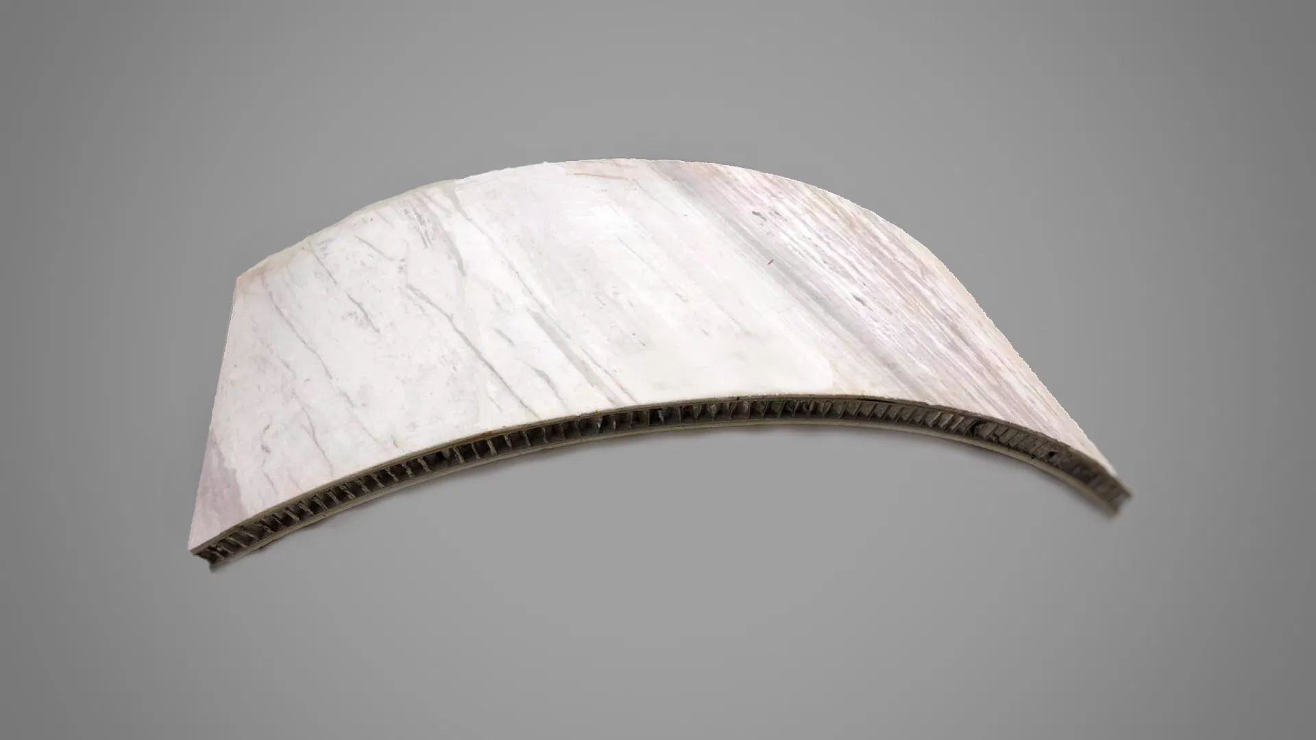 Curve Stone Honeycomb Panels Interior Metal Waving Fluted Panel Decorative Aluminum Wall Panel for Home Decor Restaurant