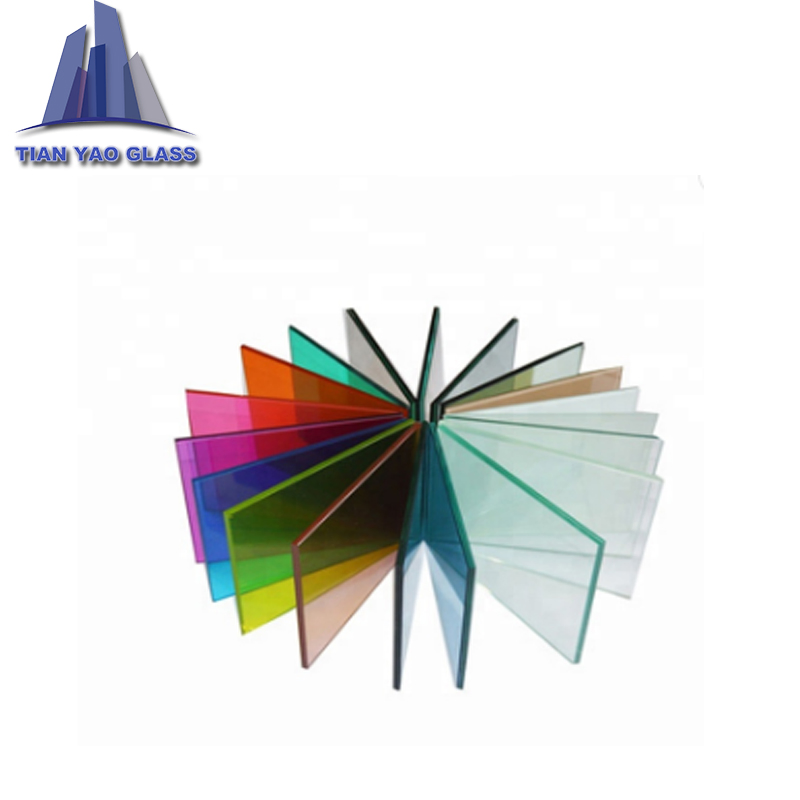 PVB Sgp Tempered Laminated Glass Clear Toughened Flat Building Glass Sheet Curved 6.38mm to 40.28mm