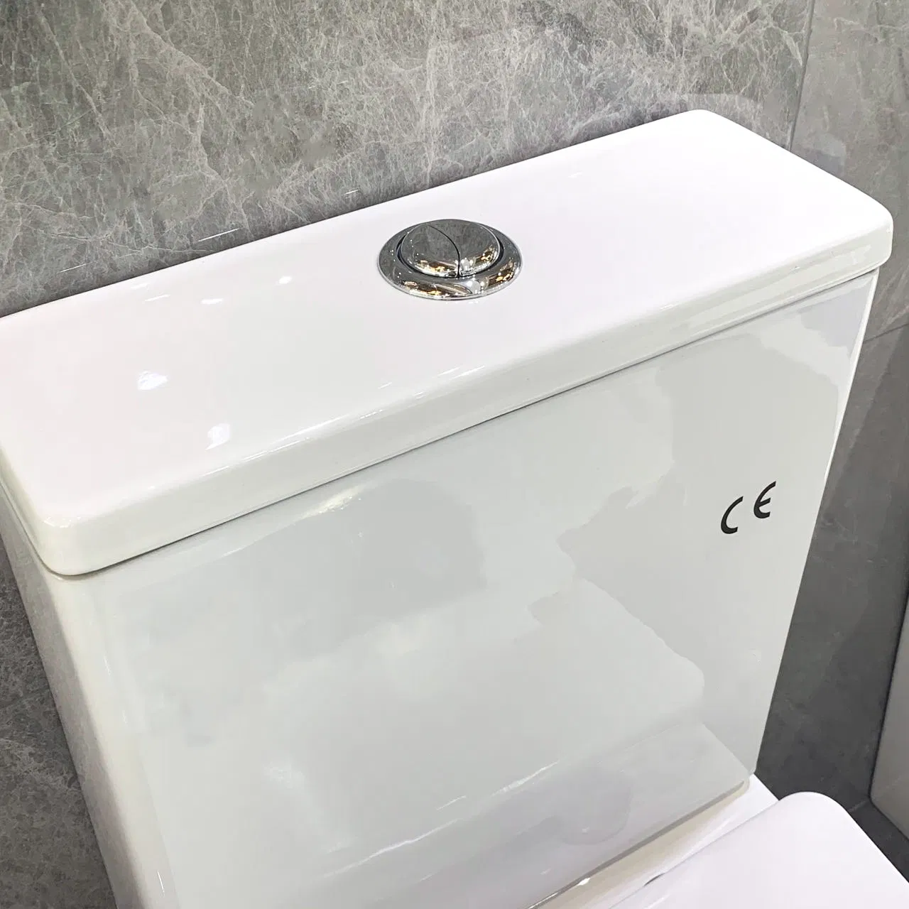 Watermark Designed Two-Piece Toilet for Stylish Hotel Bathrooms Wholesale Good Quality