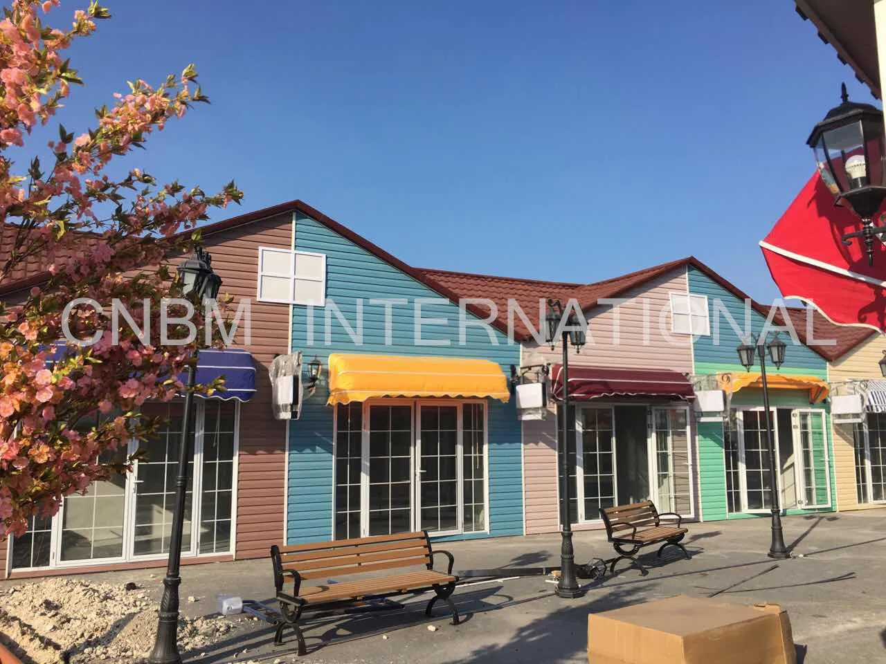 Prefabricated Houses for Outlets Shopping Center