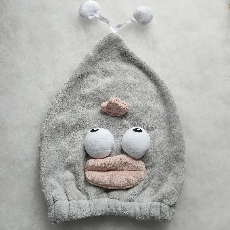 Drying Hair Cap Microfiber Absorbent Quick-Drying Cartoon Princess Shower Caps