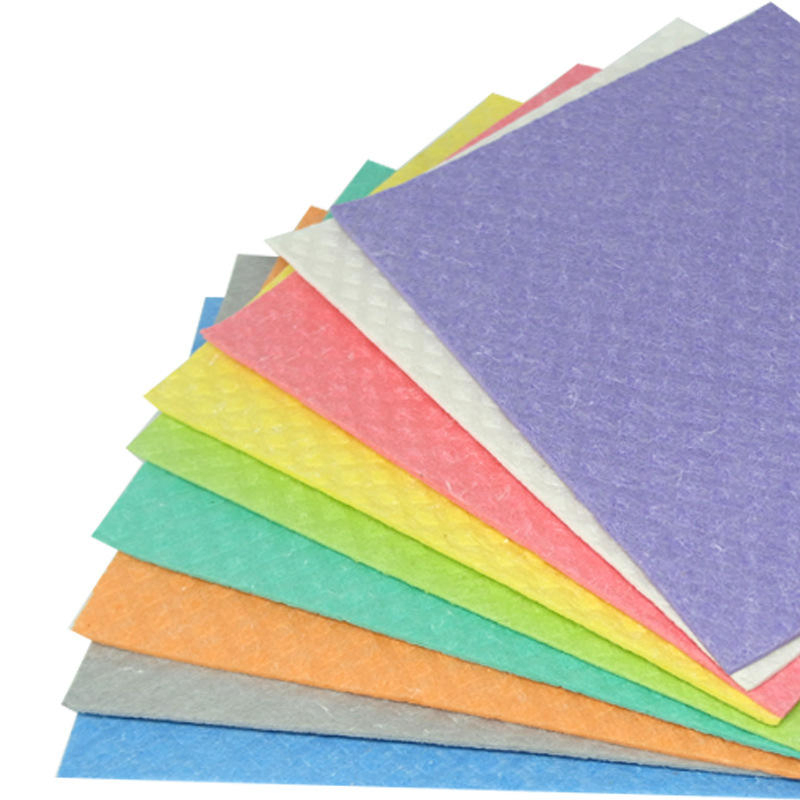 Custom Print Eco Friendly Kitchen Cleaning Cellulose Sponge Cloth